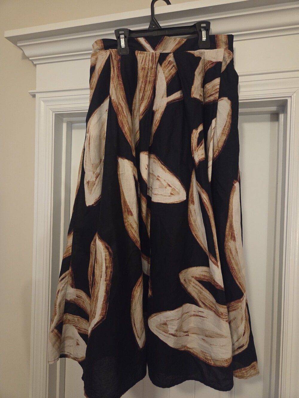 DKNY Black A-Line Skirt